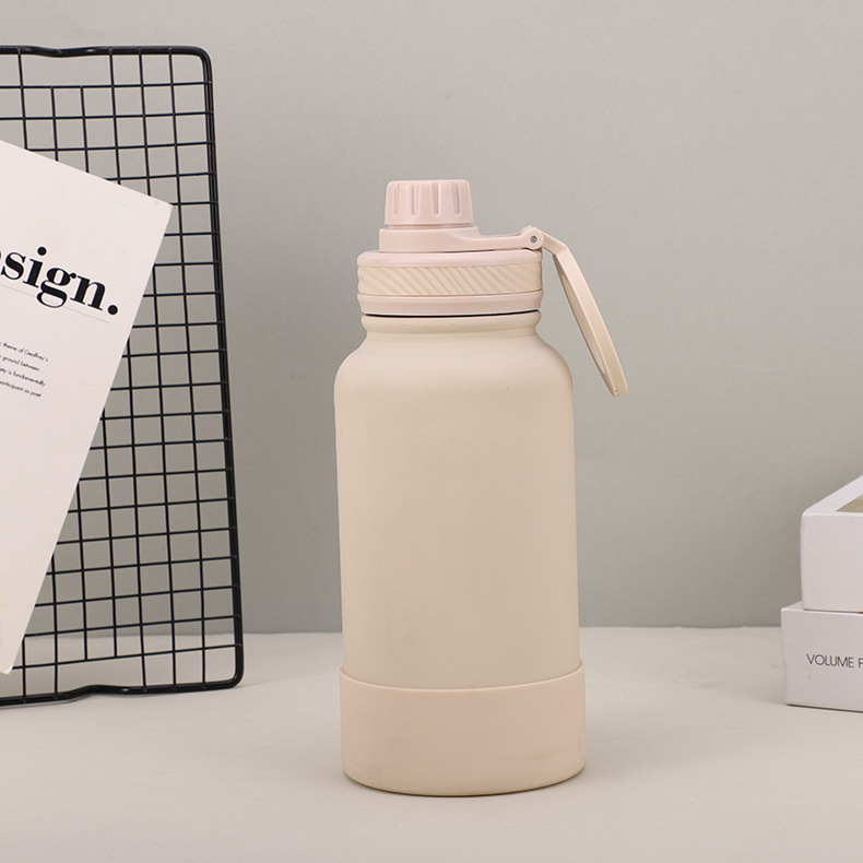 悅生活--Best buy 粉霧不鏽鋼磁吸真空斷熱保溫杯1000ml