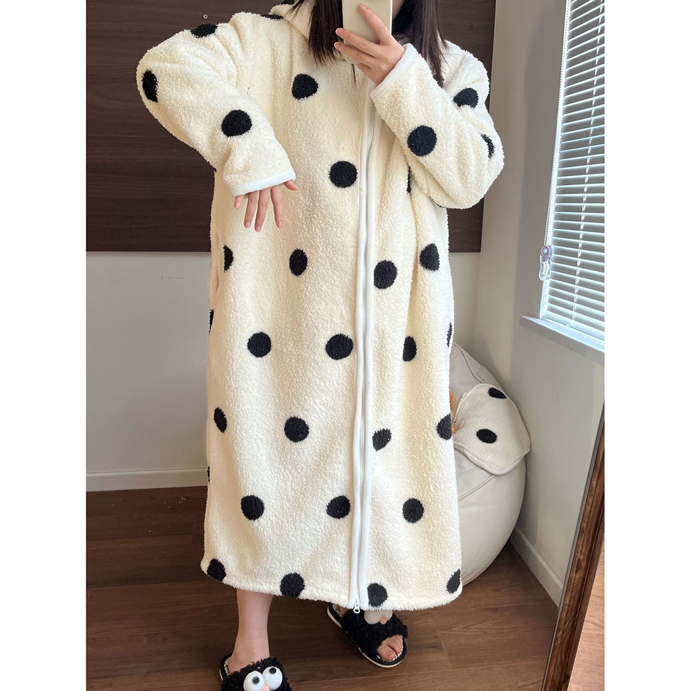 MICOACH 行走的被窩動物款連帽睡袍