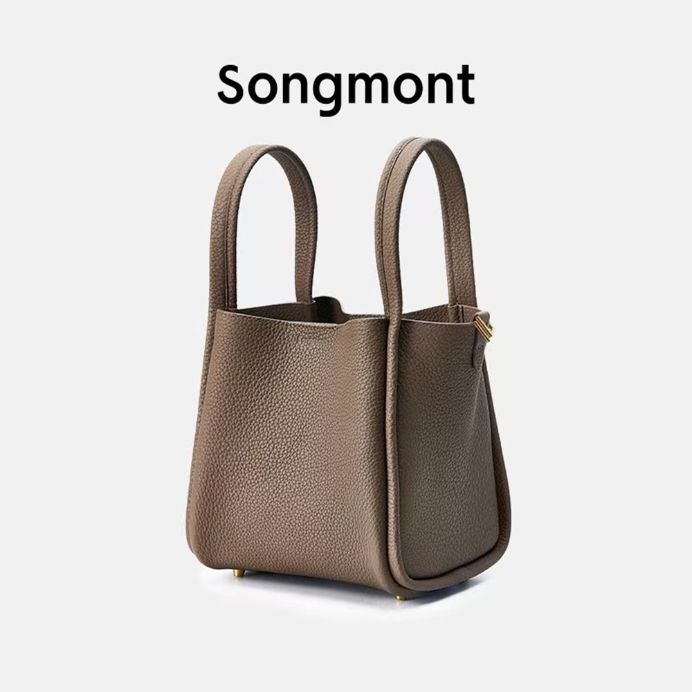 山下有松Songmont 皮質大容量手提／斜揹女包