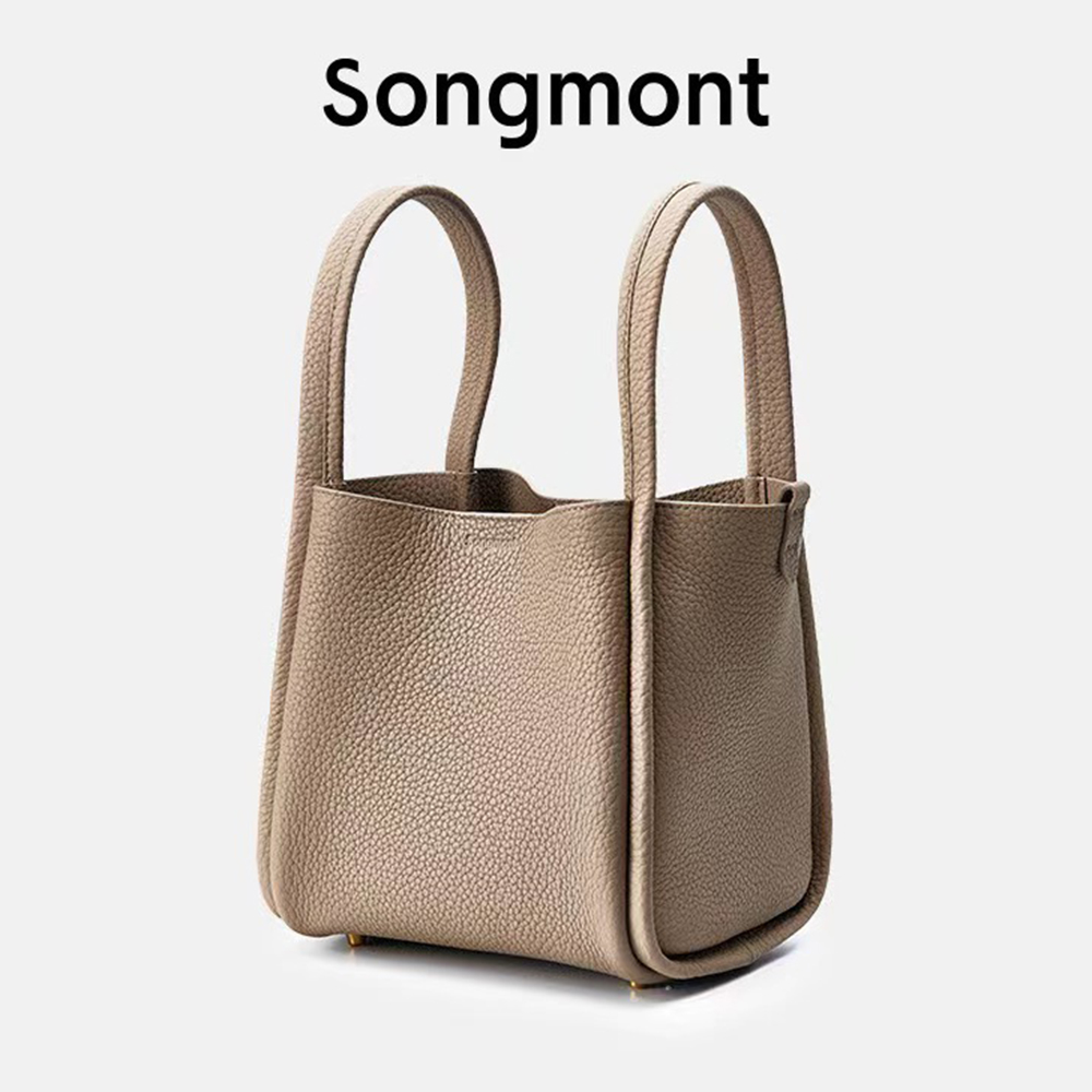 山下有松Songmont 皮質大容量手提／斜揹女包
