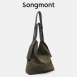 山下有松Songmont 經典掛耳款麂皮絨多用途女包