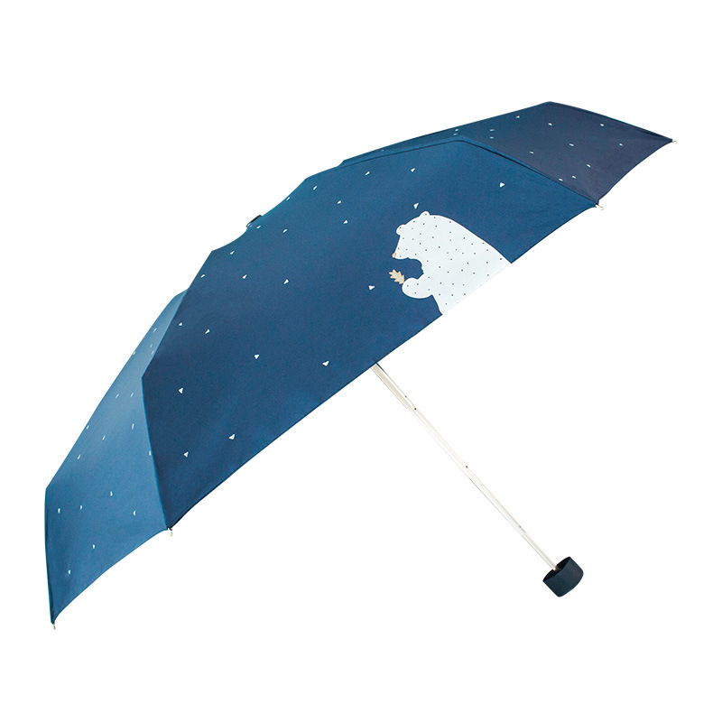 悅生活--GoTrip微旅行 松熊輕量王三折晴雨口袋傘