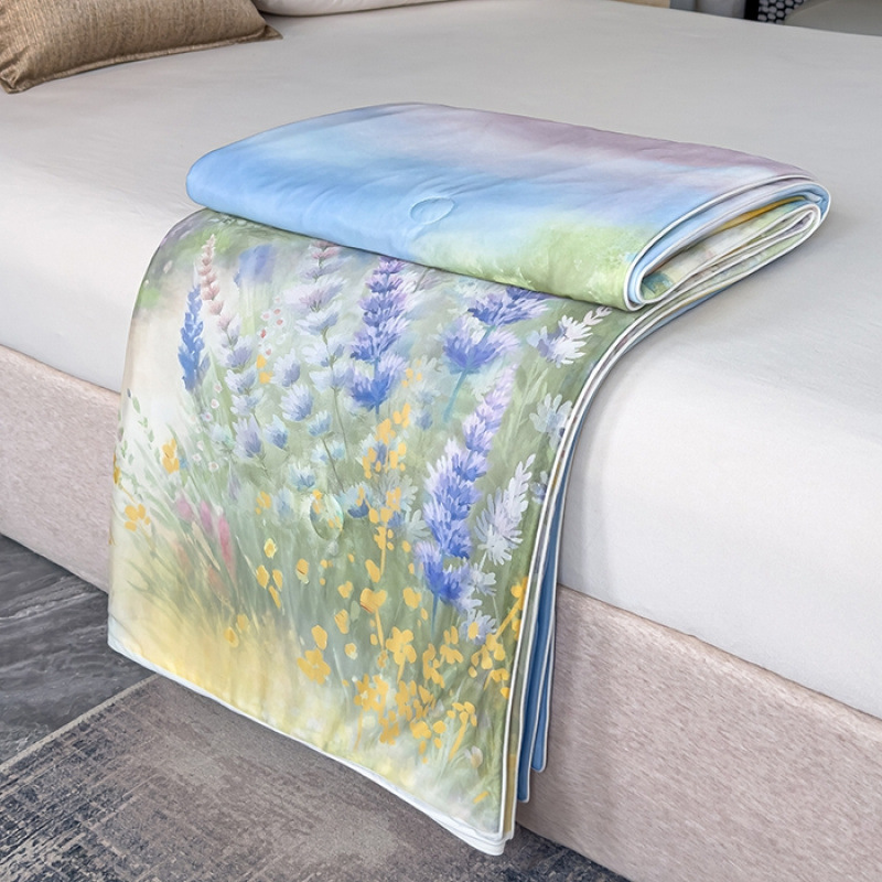 悅生活—Best buy 晨露涼感絲春秋被B款