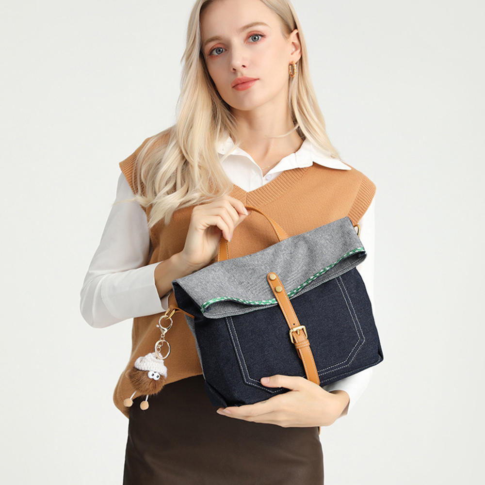 MICOACH 復古牛仔子母包