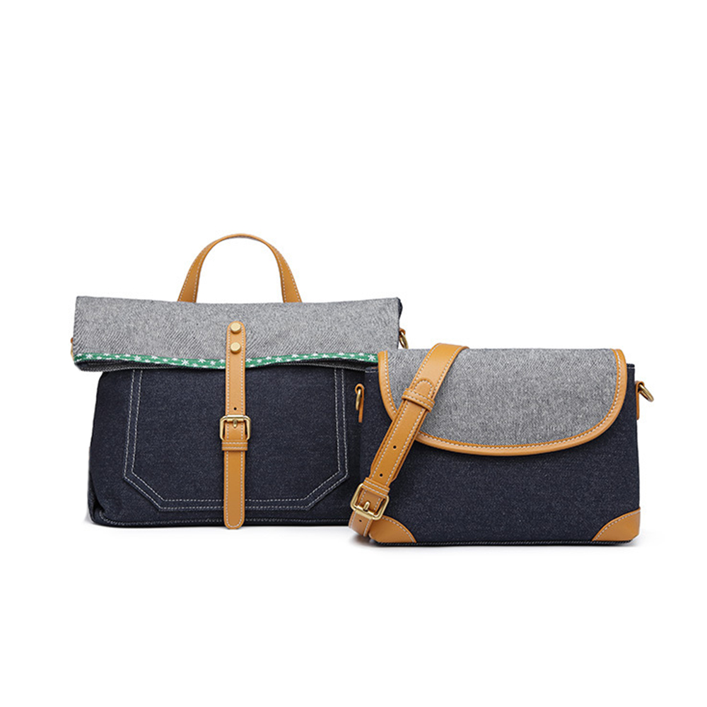 MICOACH 復古牛仔子母包