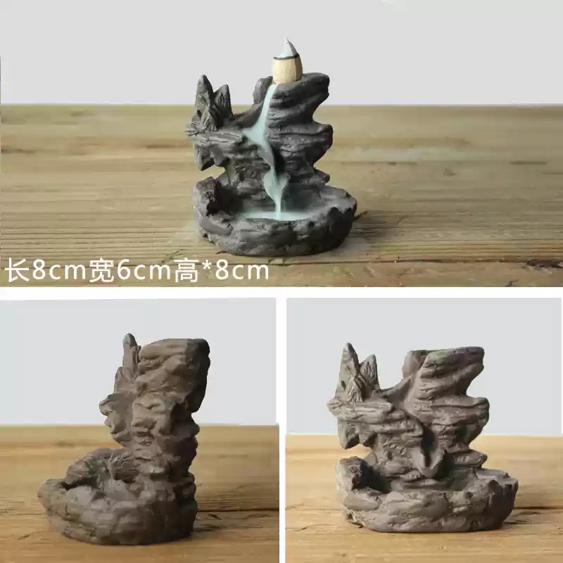 中華古法 德化陶瓷群擁山水款香盤組