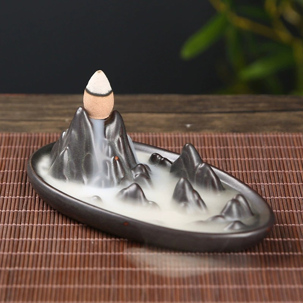 中華古法 德化陶瓷廬山雲海香盤組