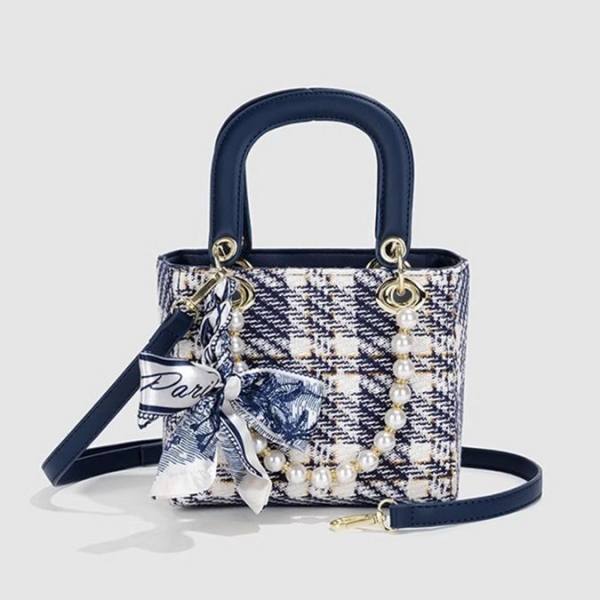 CEEKAY 浪漫小香風珠鏈包