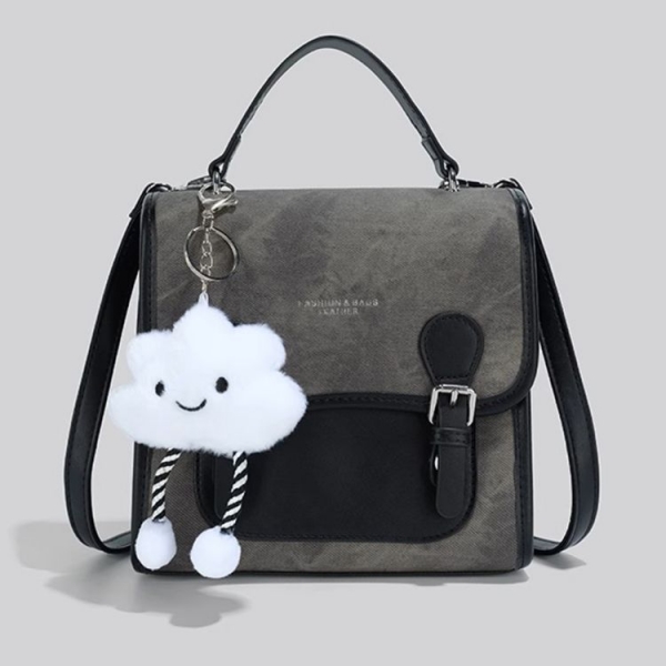 CEEKAY 知性風牛仔紋雙肩包