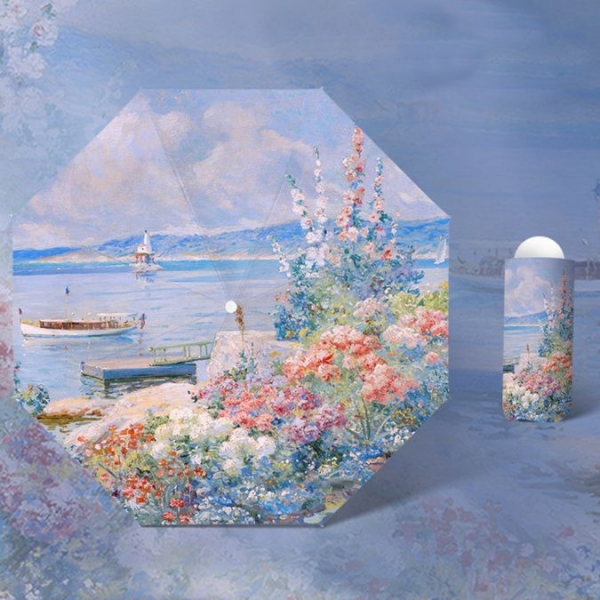 悅生活--GoTrip微旅行 春色滿園口袋型晴雨傘