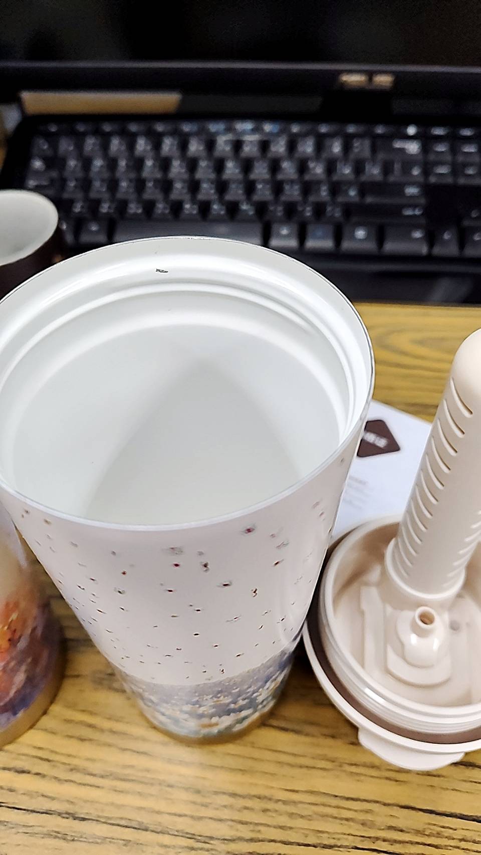 悅生活--Best buy 316花園風NG款手提保溫杯520ml