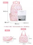 悅生活--GoTrip微旅行 大理石紋後背包三件套
