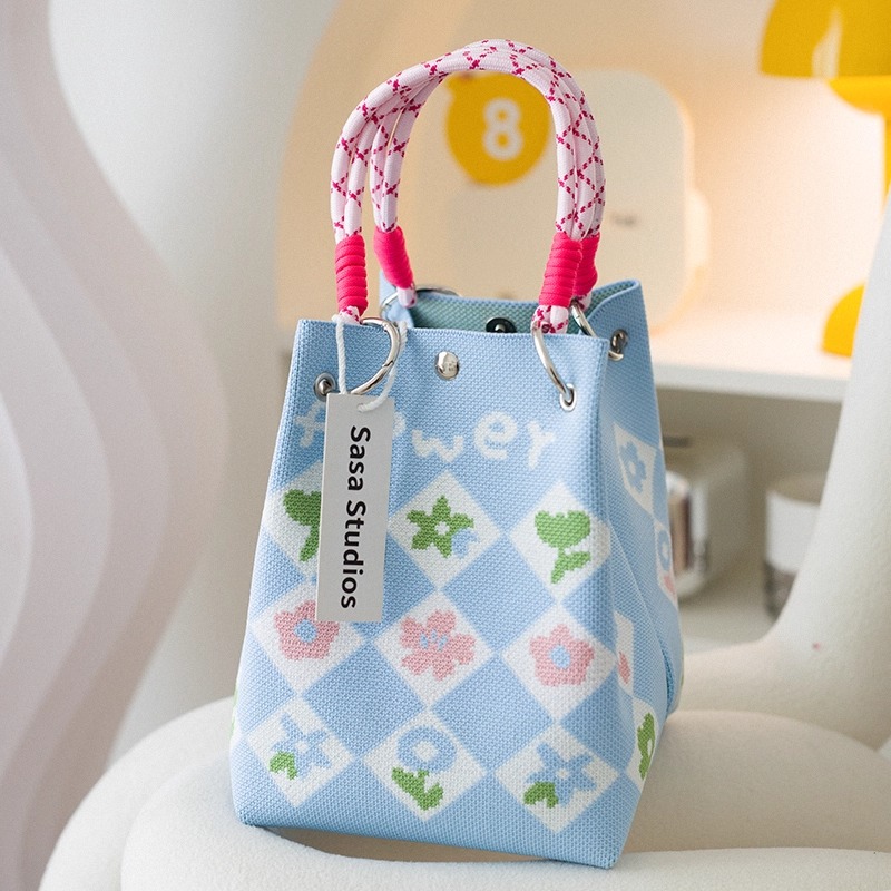 MICOACH 幾何色彩手拎小包C款