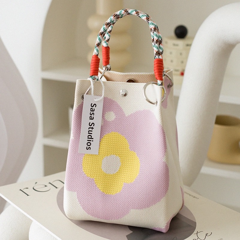 MICOACH 幾何色彩手拎小包C款