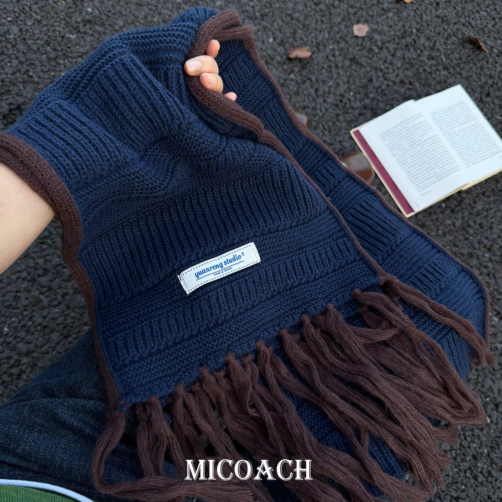 MICOACH 丹麥專櫃爆款滾邊流蘇圍巾
