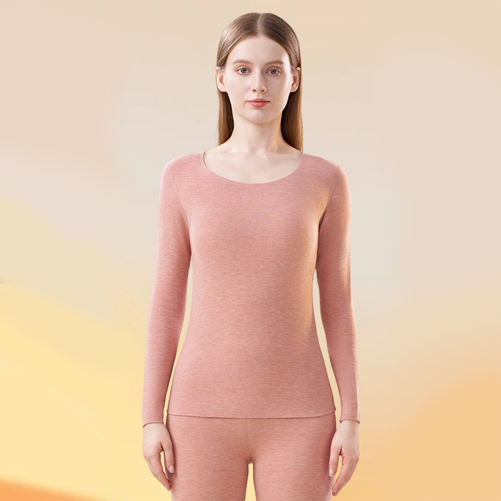 MICOACH 保暖雙后山羊毛天蠶絲德絨女款衛生衣 