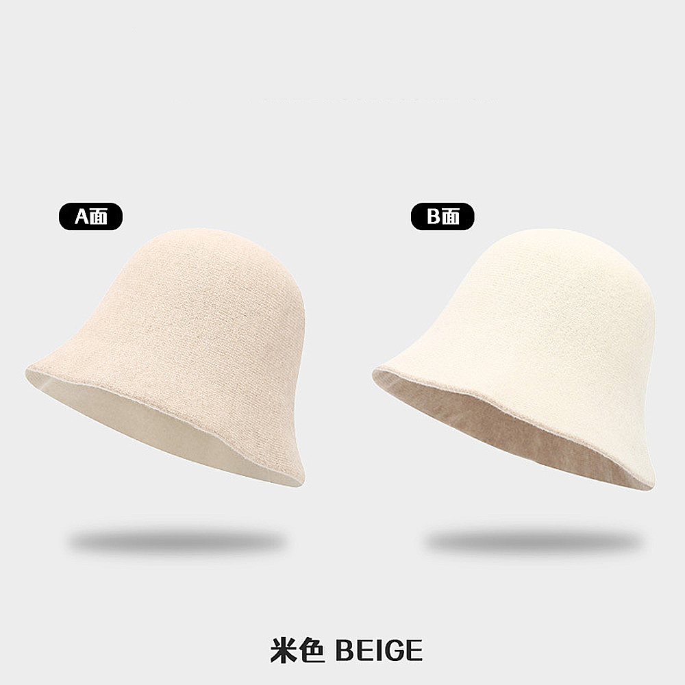 MICOACH 英國皇家仕女款雙面用純羊毛水桶帽
