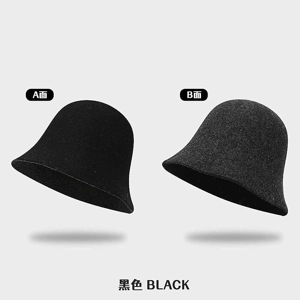 MICOACH 英國皇家仕女款雙面用純羊毛水桶帽