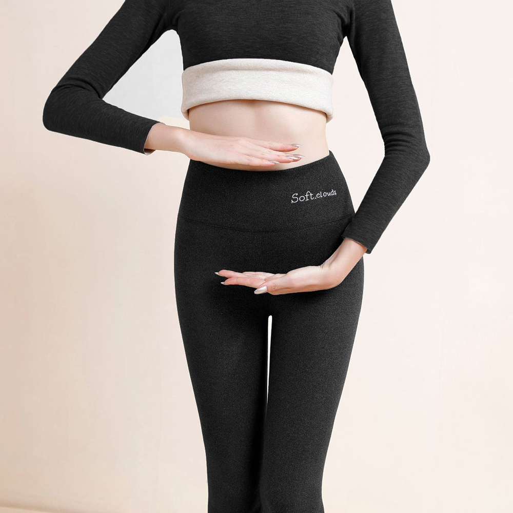 MICOACH 保暖雙后山羊毛天蠶絲德絨內搭發熱褲