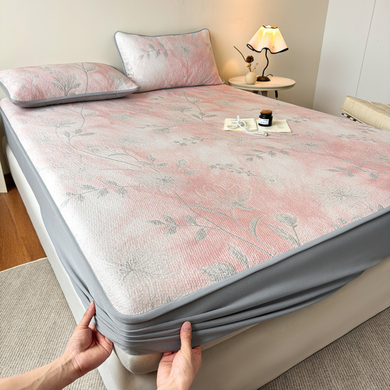 悅生活--Best buy 巴黎印象冰晶感PE中分子床包三件組