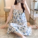 悅生活--Best buy 少女系無袖防凸點冰絲睡裙
